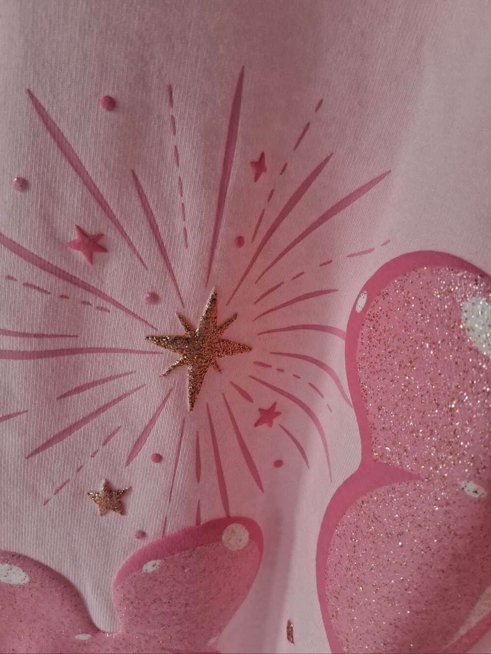 Disney Pink Sequin 'Disneyland' Mickey Balloons Long Sleeve Jersey - Picture 7 of 13